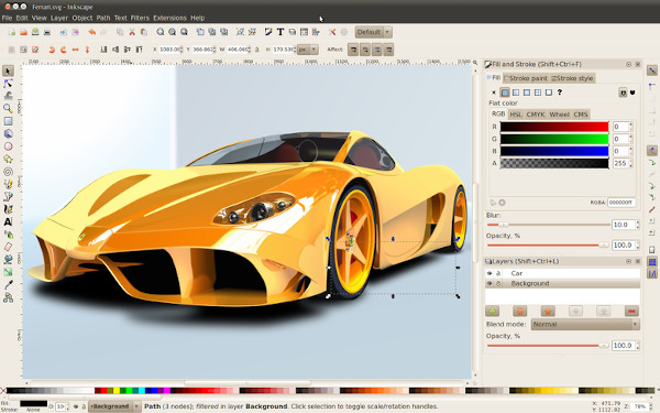 inkscape ferrari