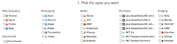 pick the app
