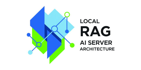 Schéma d'une architecture de serveur d'IA local